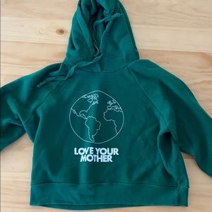 Reformation cropped hoodie